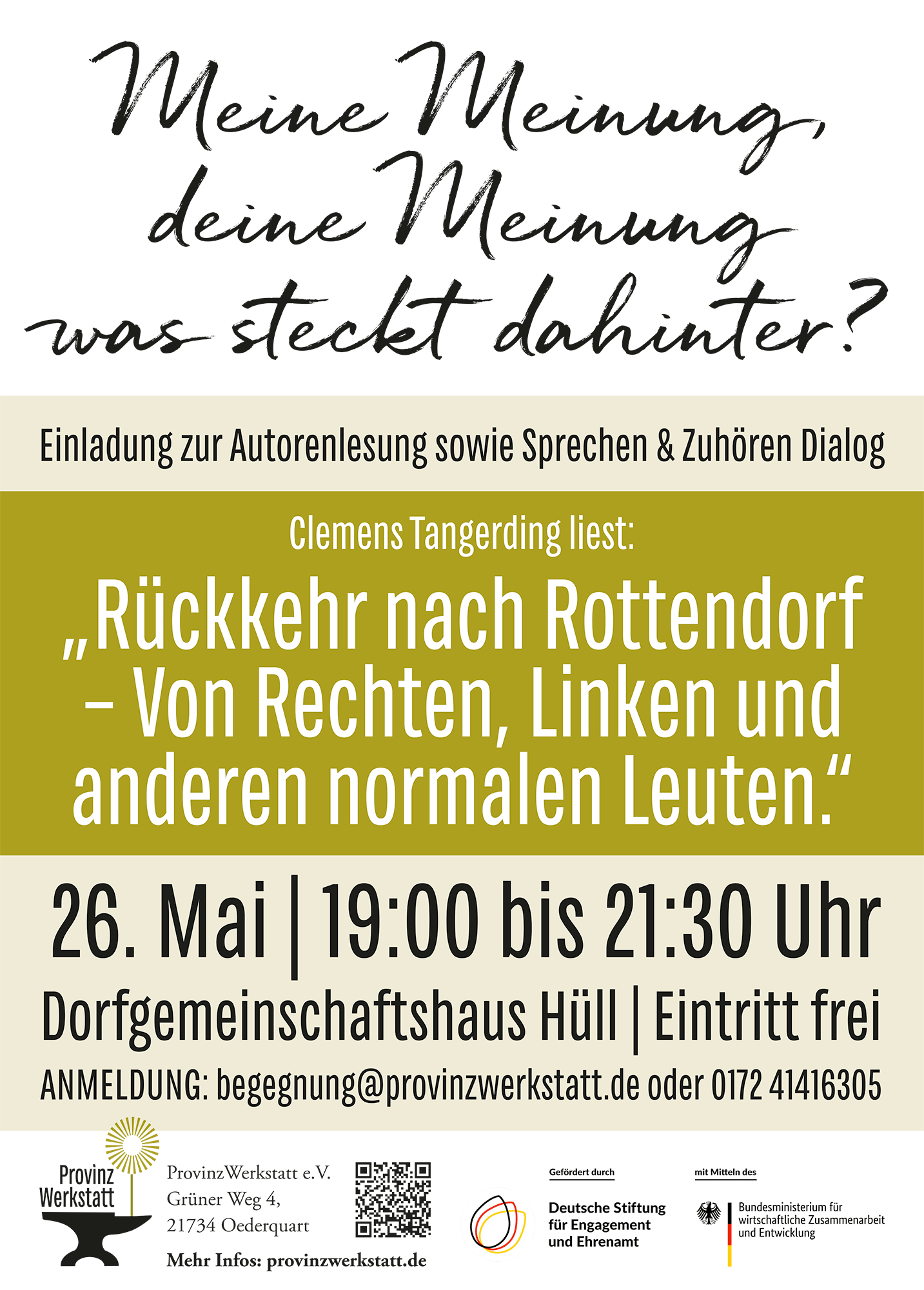 Meine Meinung, deine Meinung. Was steckt dahinter?