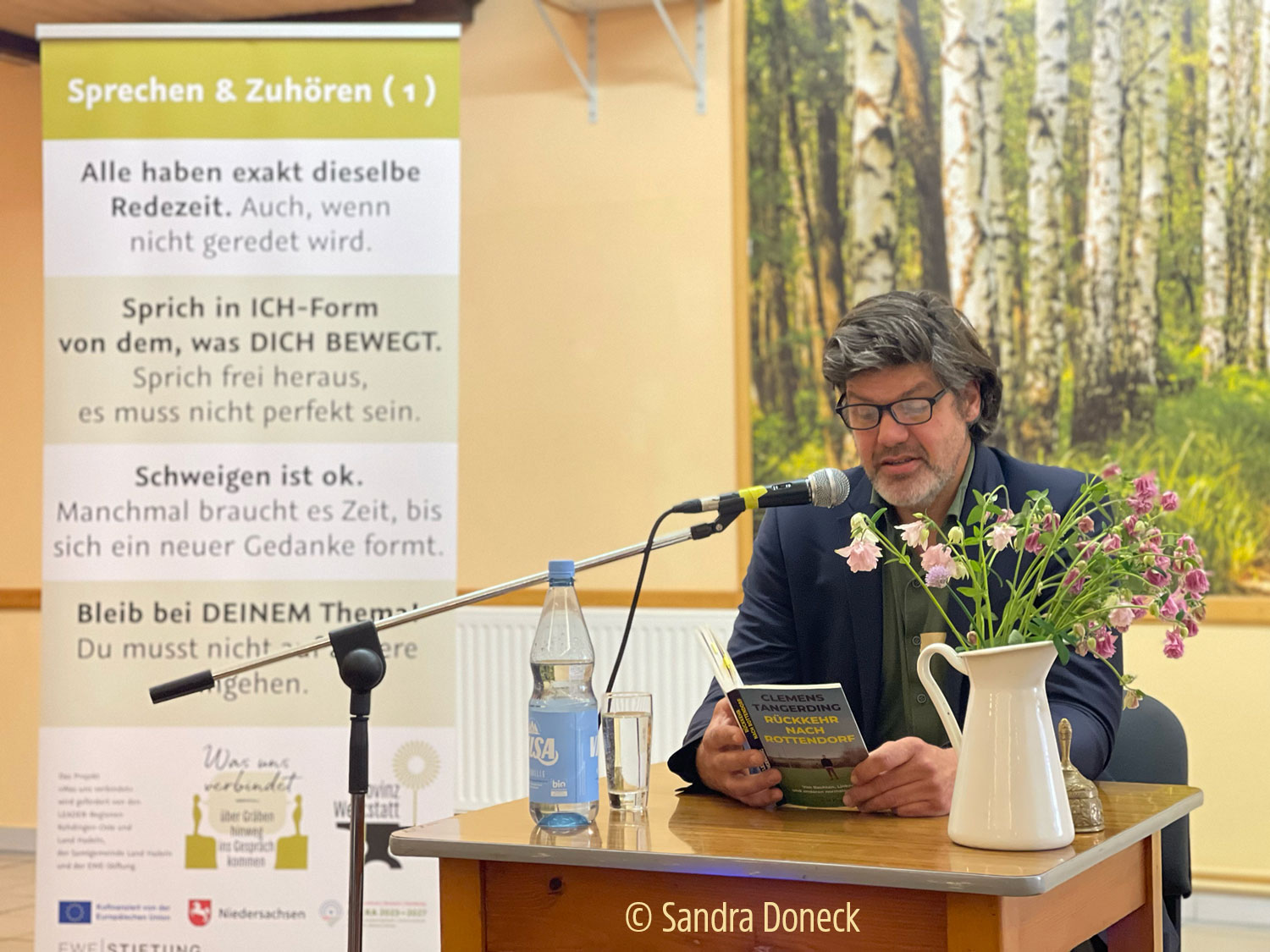 Clemens Tangerding Lesung & Sprechen & Zuh&ouml;ren &copy; Sandra Doneck