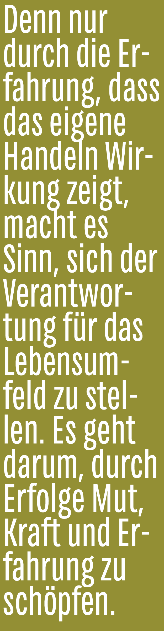 ProvinzWerkstatt &mdash; schmal